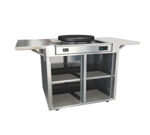Evo America 10-0037-CSC 41.9" W Stainless Steel Evo Centric 20E Display Service Cart