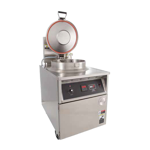 BKI FKM-FC Stainless Steel Electric Computer Controls Pressure Fryer - 208 Volts 3-Ph