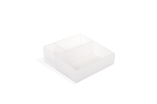 FOH RAH002FRT11 8.25" W Ice Rectangular Resin Accessory Holder