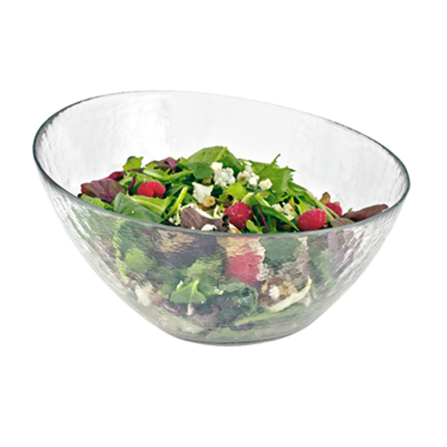 FOH DBO050CLG21 80 Oz. Clear Glass Round Kaleidoscope Bowl