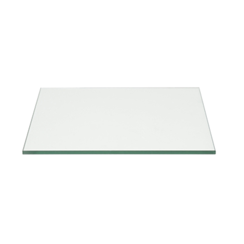 FOH BHO057CLG20 14" W Clear Glass Square Root Board