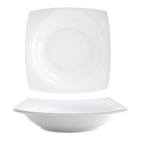 FOH DBO108WHP22 47 Oz. Porcelain Canvas Bowl