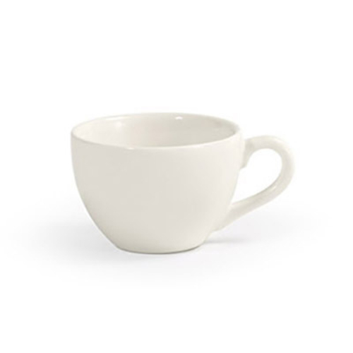 FOH DCS062BEP23 2.5 Oz. Round Porcelain Non-Stackable Catalyst Seattle Cup