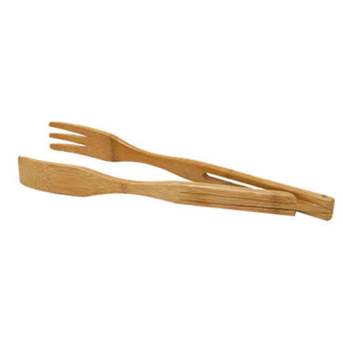 FOH BUT022BBB23 12" L Bamboo Servewise Re-Usable Tongs