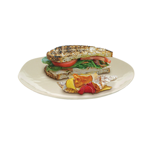 FOH DDP043NAB22 10.5" W Round Bamboo Platewise Organic Plate