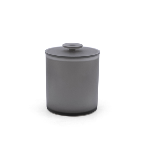 FOH RIB010GYR20 2 Qt. Gray Plastic Round Ice Bucket