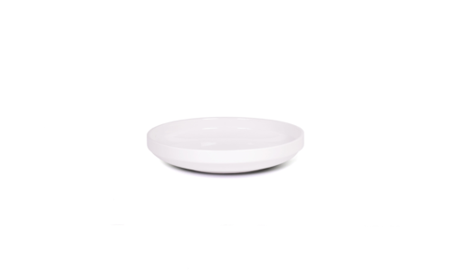 FOH DBO185WHP22 21 Oz. White Round Porcelain Bevel Bowl