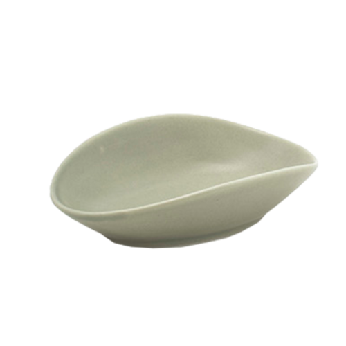 FOH DSD062GYP23 2 Oz. Oval Porcelain Tides Ramekin