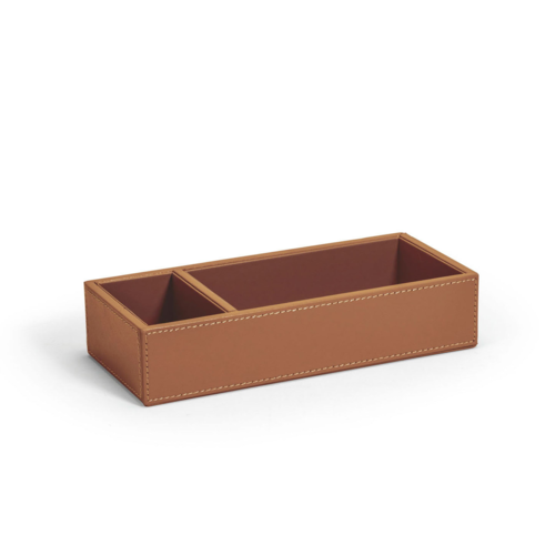 FOH RAH008TAL21 4.25" W Saddle Rectangular Faux Leather Accessory Holder