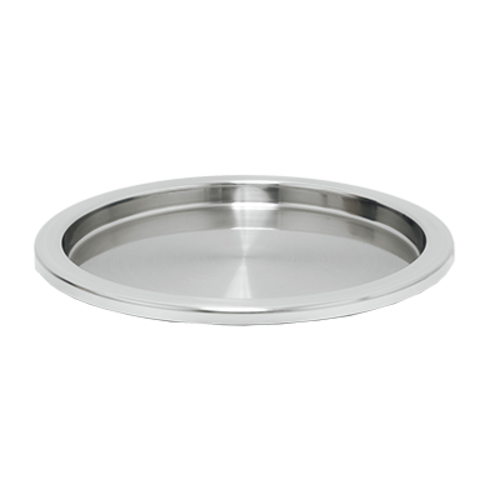 FOH RRT011BSS21 14" Dia. x 0.75" H Brushed Stainless Steel Round Tokyo Tray