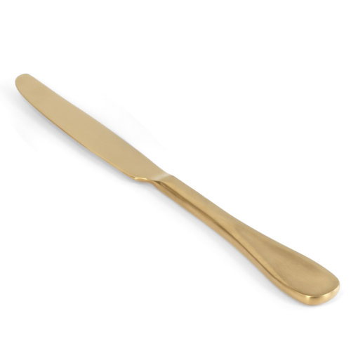 FOH FDK004GOS23 9.5" W Gold Stainless Steel Cameron Dinner Knife