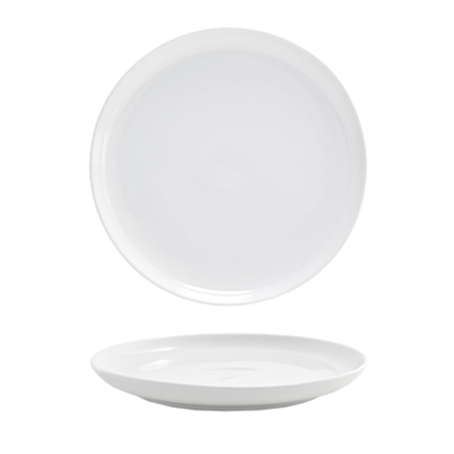 FOH DDP045WHP22 9" Dia. Round Porcelain Deep Harmony Plate