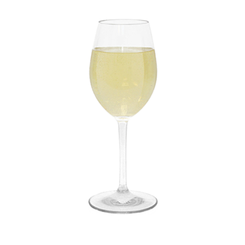 FOH AWI001CLT23 12 Oz. Clear Resin Round Drinkwise Wine Glass