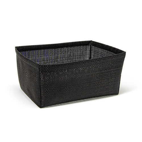 FOH BHO130BKV21 12.25" W x 9.5" D x 5.75" H Black Woven Vinyl Rectangular 1/2 Size Metroweave Housing Only