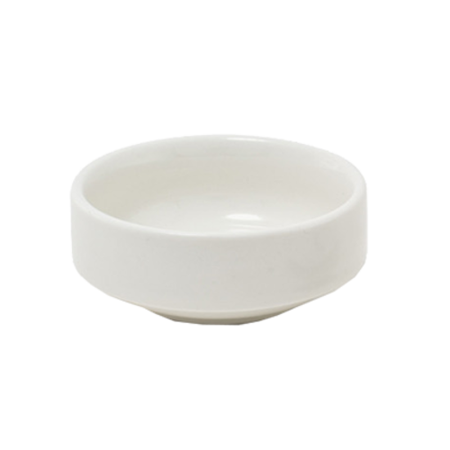 FOH ASC016BEP23 3 Oz. Round Porcelain Catalyst Monaco Ramekin