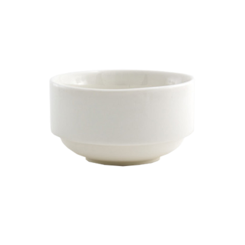 FOH DBO054BEP23 9 Oz. Porcelain Round Catalyst Monaco Bouillon