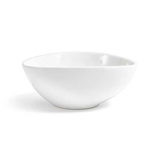 FOH BBO034WHP20 60 Oz. White Porcelain Kiln Bowl