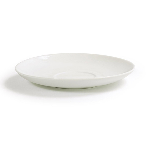 FOH DCS061BEP23 6.25" Dia. x 1" H Beige Porcelain Round Catalyst Seattle Saucer