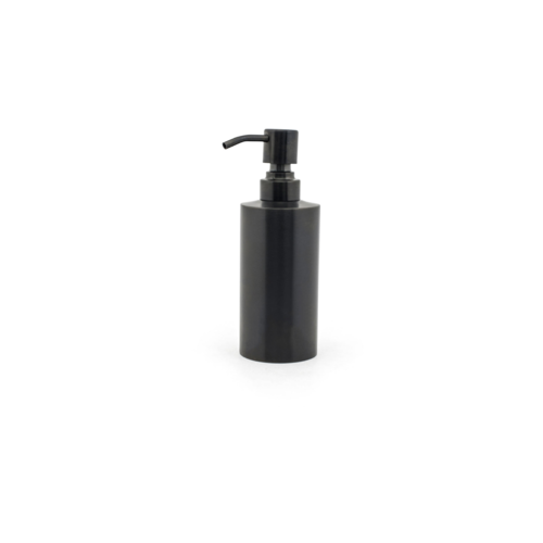 FOH RSP010BKS22 12 Oz. Matte Black Plastic Brushed Stainless Pump
