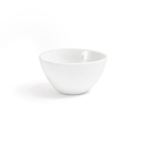 FOH DBO141WHP23 7 Oz. White Round Porcelain Kiln Bowl