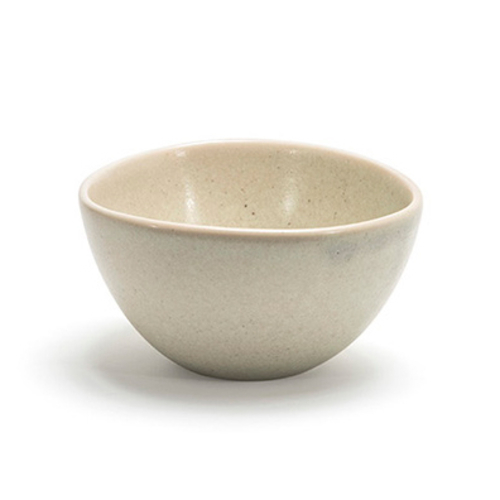 FOH DBO141MUP23 7 Oz. Mushroom Round Porcelain Kiln Bowl