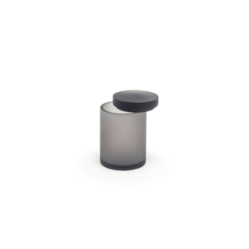 FOH RJR010GYR12 3" W Smoke Round Composite Jar