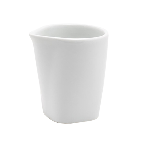 FOH TCR012WHP23 3 Oz. White Porcelain Round Mod Creamer