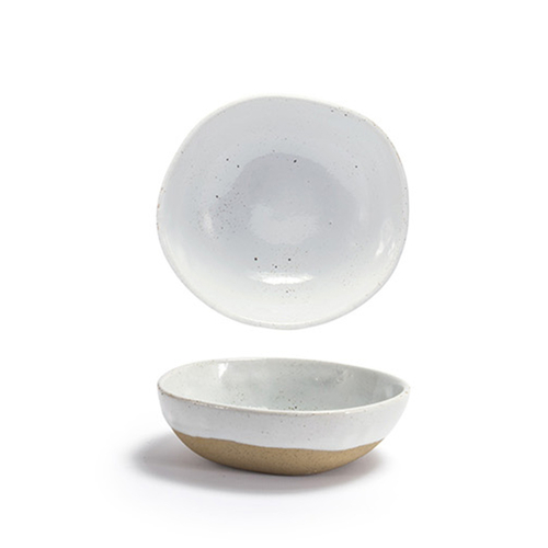 FOH DBO164BEP23 11 Oz. Ash Round Porcelain Artefact Bowl