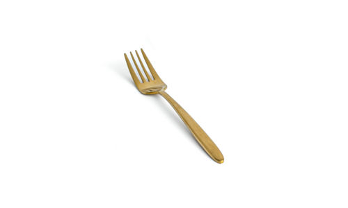 FOH FSF008GOS23 7" Matte Brass Luca Salad Fork