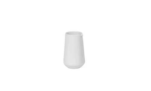 FOH TCR016WHP23 6 Oz. White Porcelain Round High Gloss Bevel Pourer