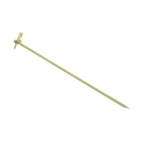 FOH AST002NAB83 7" Natural Bamboo Servewise Disposable Knotted Picks