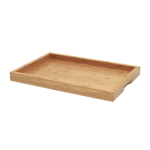 FOH RRT005BBB11 19" W Natural Bamboo Rectangle Bali Tray