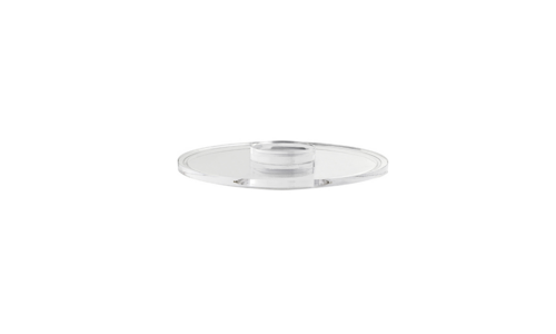 FOH RIB022CLT21 7.55" W Clear Stainless Round Ice Bucket Lid