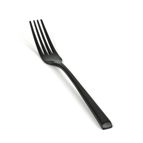 FOH FSF006BKS23 7" L Matte Black Stainless Steel Parker Salad Fork