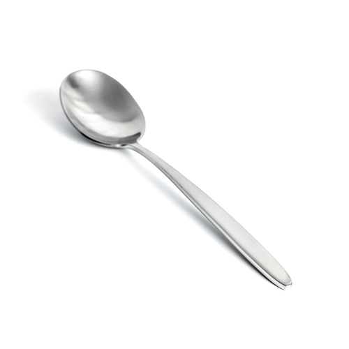 FOH FDS008BSS23 8" L Stainless Steel Brushed Luca Dinner Spoon