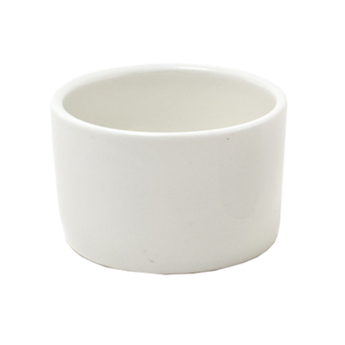 FOH ASC014BEP13 6 Oz. Round Porcelain Catalyst Canvas Cup and Ramekin