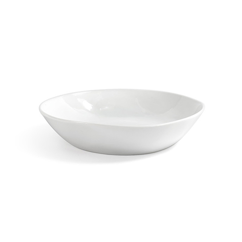 FOH DBO144WHP22 34 Oz. White Round Porcelain Kiln Bowl