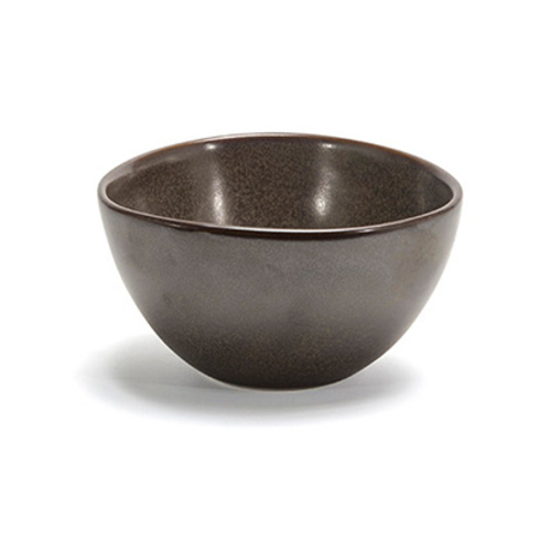 FOH DBO141ESP23 7 Oz. Mocha Round Porcelain Kiln Bowl