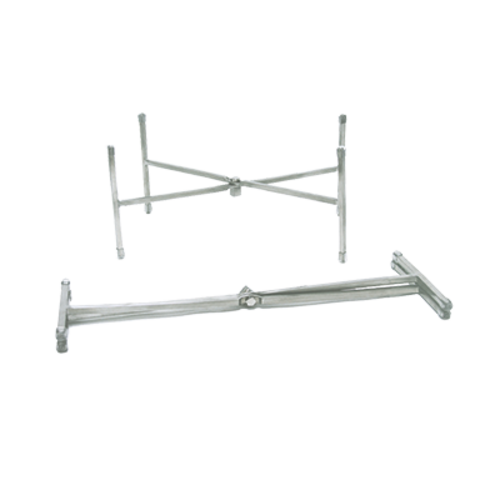 FOH BHO027BSS22 11.5" W Silver Stainless Steel Square Buffetware Riser Trivet