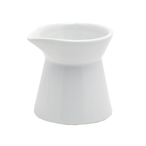 FOH TCR013WHP23 3 Oz. White Porcelain Round Cinch Pourer