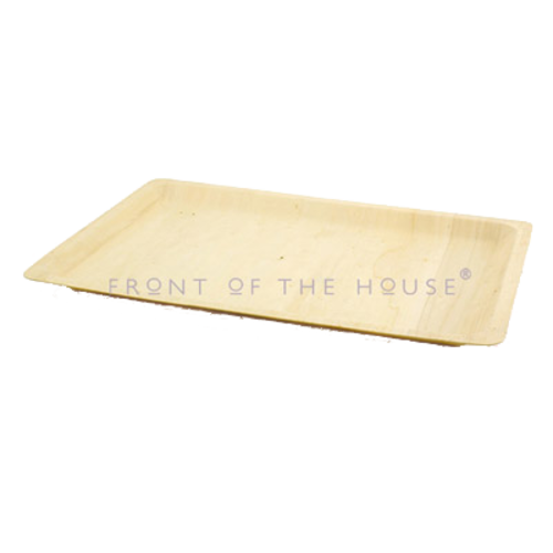 FOH SPT050NAW28 15.75" W Natural Wood Rectangle Servewise Platter