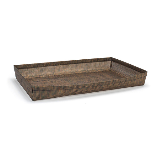 FOH BHO127COV21 20" W x 12" D x 2.5" H Copper Woven Vinyl Rectangular Full Size Metroweave Housing Only
