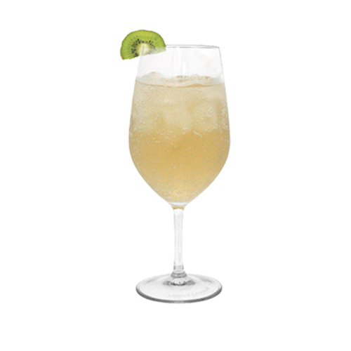 FOH AWI003CLT23 20 Oz. Clear Resin Round Drinkwise All Purpose Wine Glass