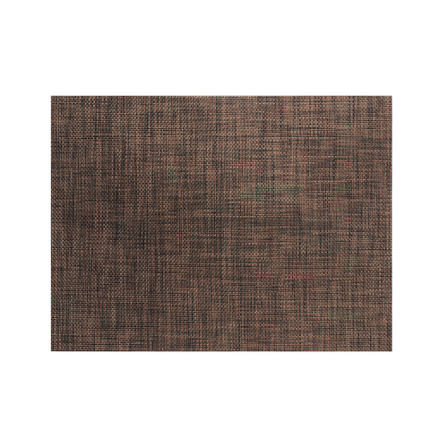 FOH XPM124COV83 16" W Rust Vinyl Rectangle Metroweave Placemat