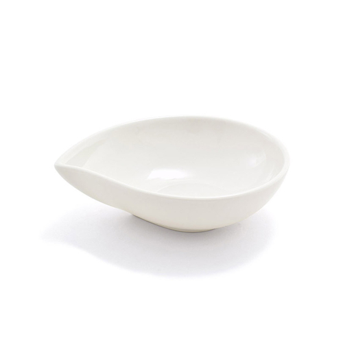 FOH DBO071BEP23 5 Oz. Teardrop Porcelain Catalyst Bowl