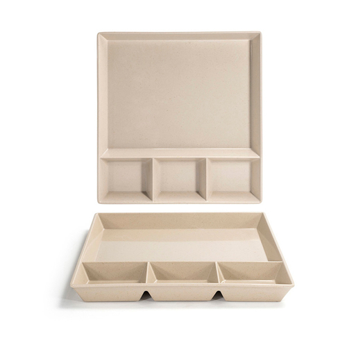 FOH DDP075NAB22 10" W Square Platewise Divided Plate