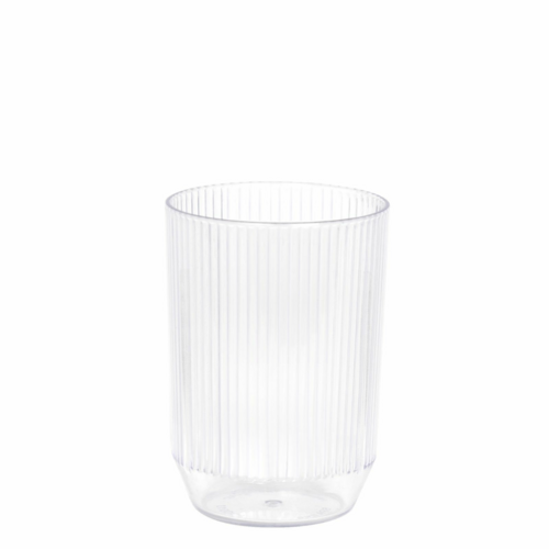 FOH ADO013CLT23 12 Oz. Clear Plastic Gatsby DOF or Rocks Glass