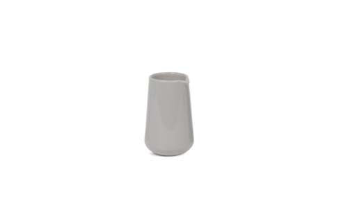 FOH TCR016GYP23 6 Oz. Stone Porcelain Round High Gloss Bevel Pourer