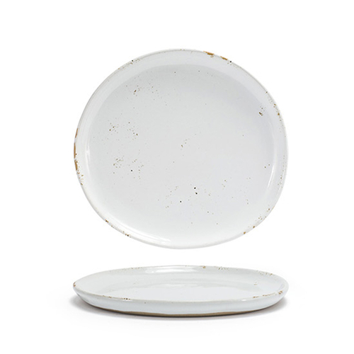 FOH DSP036BEP23 Artefact  7.5" Dia. Round Porcelain Ash Plate (12 per Case)