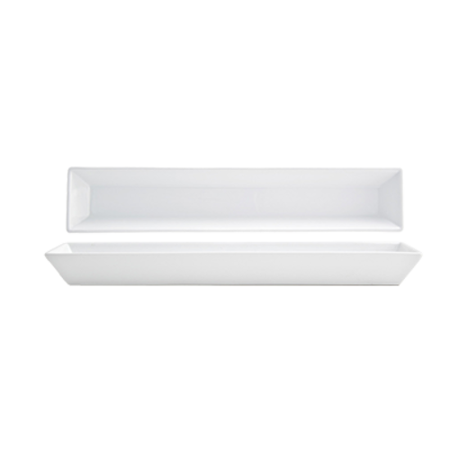 FOH SPT012WHP22 14 Oz. Rectangular Porcelain Kyoto Bowl